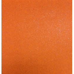 G734 Orange Glitter thermal transfer film / B-flex