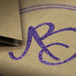 G734 Orange Glitter Flex Bügelfolie / B-flex