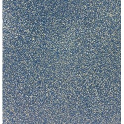 436 Blaue Glitter Flex Bügelfolie / Poli-flex