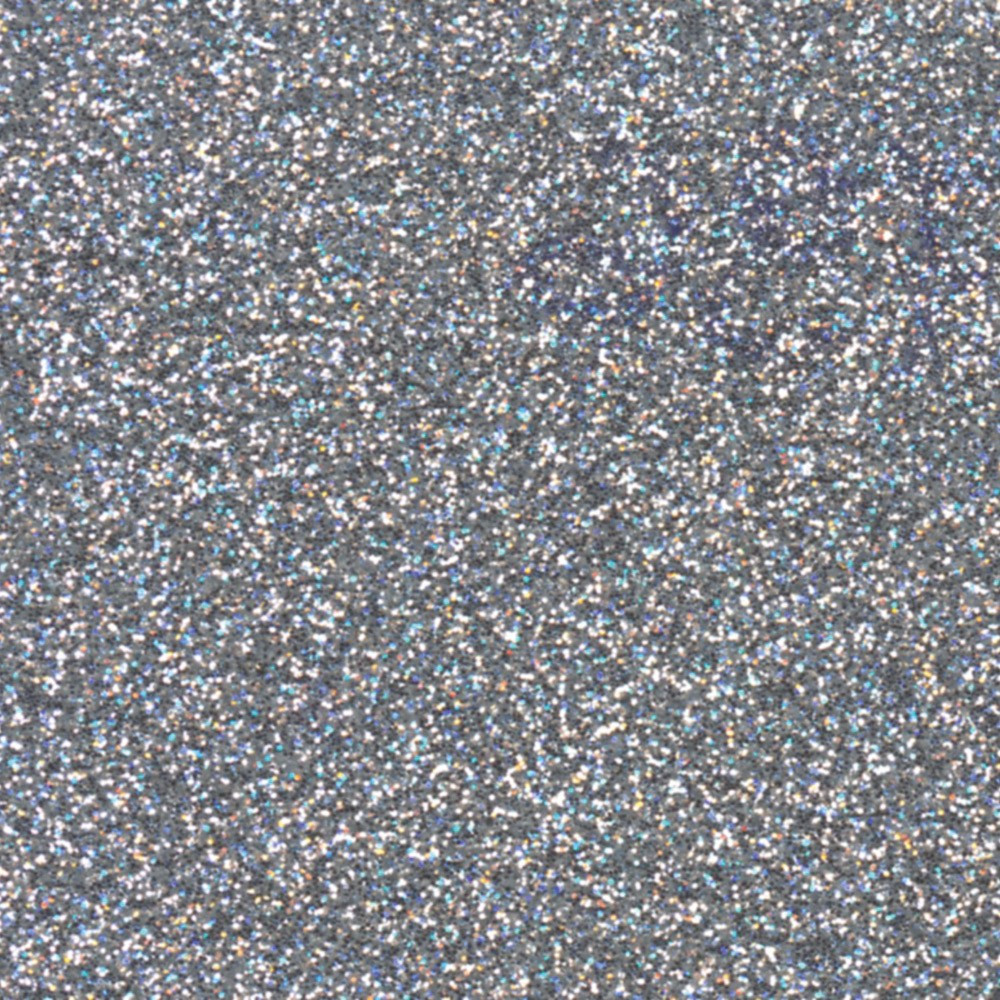 IDD796 Silberne Pearl Glitter Flex Bügelfolie / iDigit