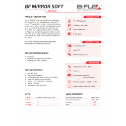 BFSG SOFT Metalická lesklá zlatá nažehľovací fólia / iDigit