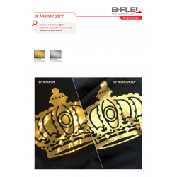 BFSS SOFT Metallic gloss silver termal transfer film / iDigit