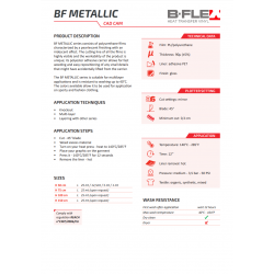 BFM700 Metallic Cyclamen FLEX termal transfer film / B-FLEX