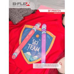 BF PRINT04 White matt Print termal transfer film / B-flex