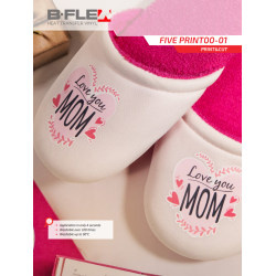 BF PRINT00 EVO White semi-matte Print flex heat transfer vinyl / B-flex