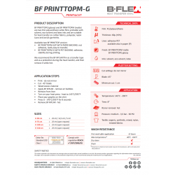 BF PRINTTOP M Weiße Matt Print Bügelfolie / B-flex