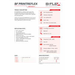 BF PRINTREF Reflektierende Print Bügelfolie / B-flex