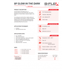 BF GLOW Lumineszenz termal transfer film Glow / B-flex