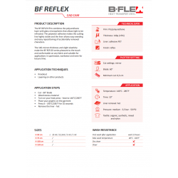 BF REF Reflexní stříbrná nažehlovací fólie / B-flex