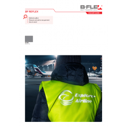 BF REF Reflexní stříbrná nažehlovací fólie / B-flex