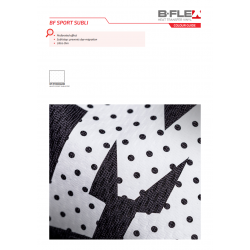 R700SU Biela SPORT SUBLI flex nažehľovací fólia / B-flex