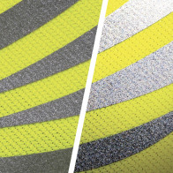 BFREF796 Reflective Silver heat transfer vinyl / B-flex