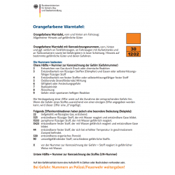 Toxic gases - Dangerous goods label Class 2.3 / 250 x 250 mm