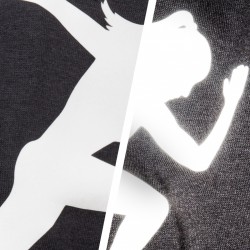 BFREF700 Reflective White heat transfer vinyl / B-flex