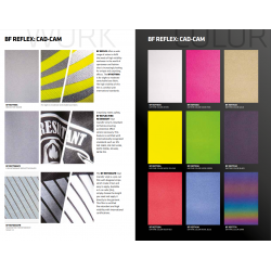 BFREF750 Reflektierende neongrüne Bügelfolie / B-flex