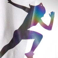 BFREF777 Reflective Rainbow heat transfer vinyl / B-flex