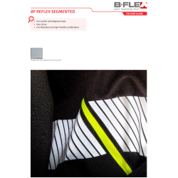 BFREF000FR Reflexné strieborné nažehľovacie segmenty / B-flex