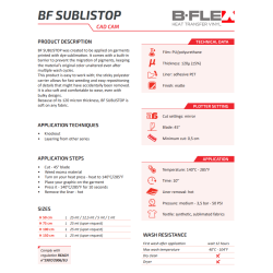 734SU Orange Sublistop flex heat transfer vinyl / B-flex