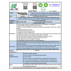 S901TBSA4 Subli print nažehľovací polyester textílie / CFP Flex