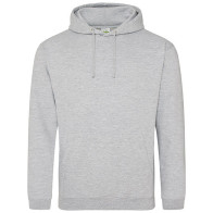 Šedá melange mikina College Hoodie