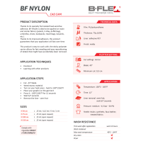 Y700 Biela Nylon flex nažehľovacia fólia / B-flex