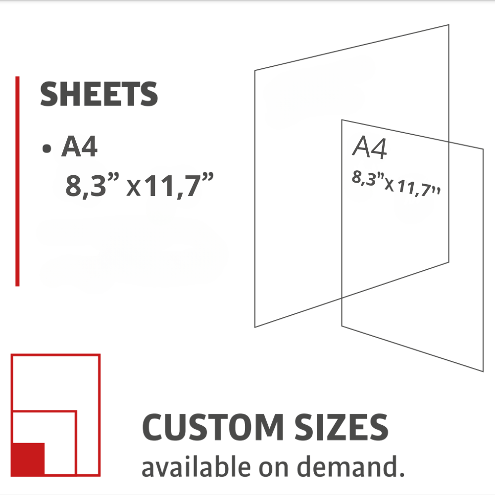 DTF TRANSFER FILM A3 / B-flex | idigit.sk