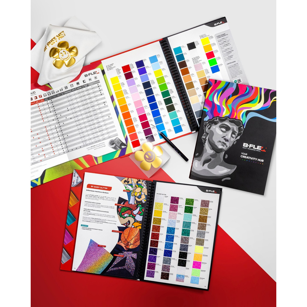 Sampler thermal transfer vinyl | Best price | Graphic-vinyl.eu