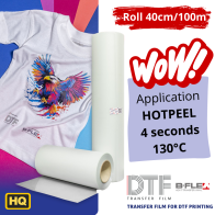 DTF TRANSFER FILM 400mm / B-flex | idigit.sk