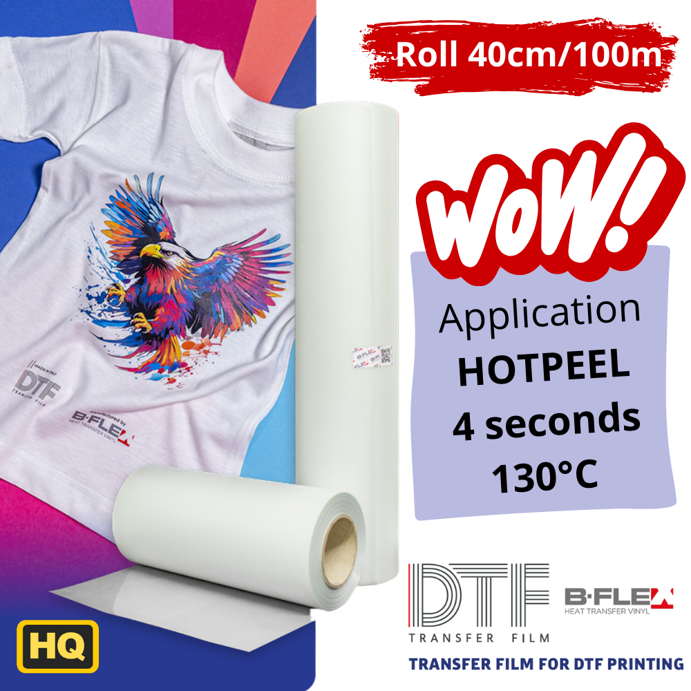 DTF TRANSFER FILM 400mm / B-flex | idigit.sk