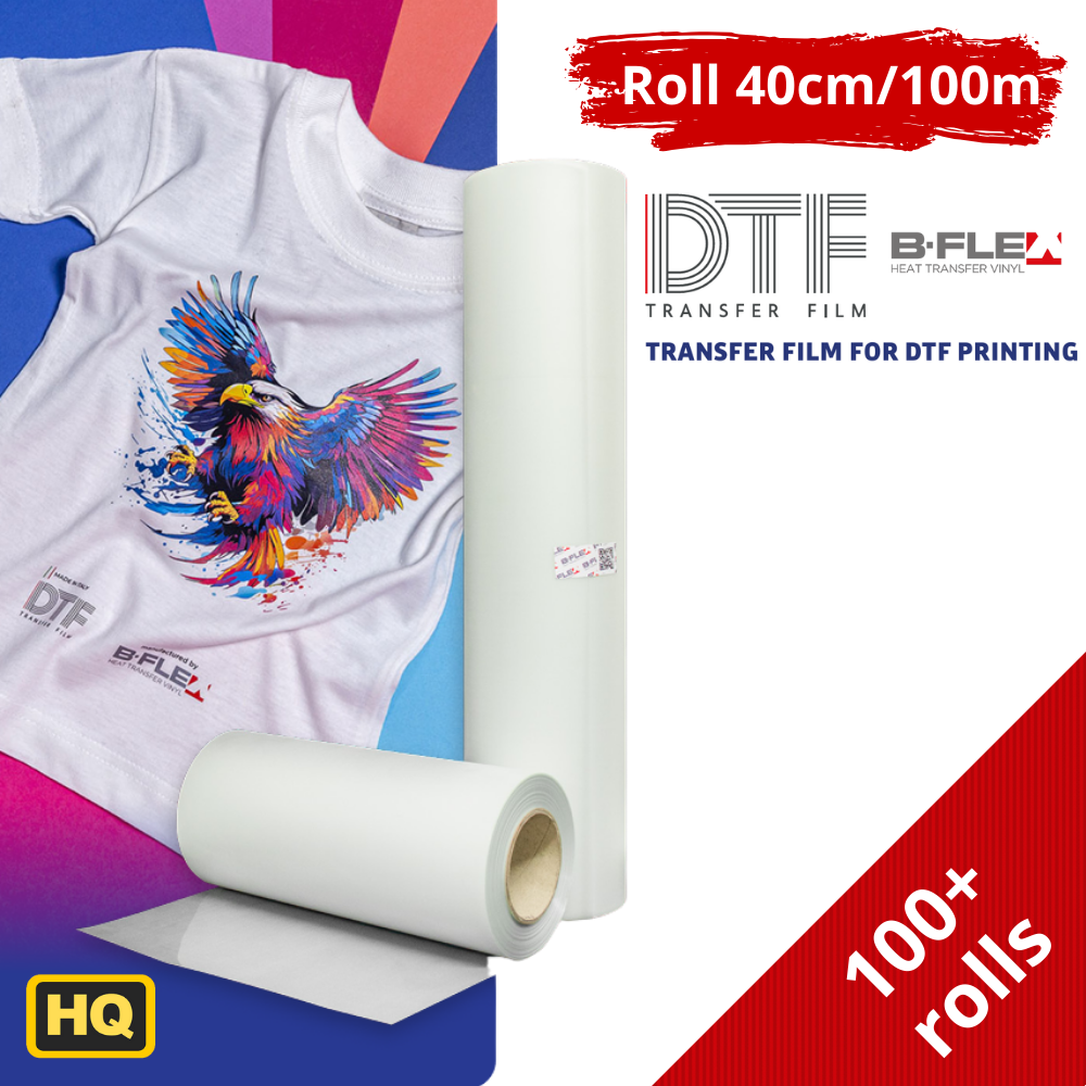 DTF TRANSFER FILM 400mm / B-flex | Graphic-vinyl.eu