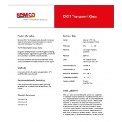 TGP Transparente Glänzende Druckfolie / Kemica