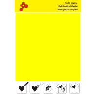 IDP419A Lemon Yellow (Sheet) termal transfer film / iDigit