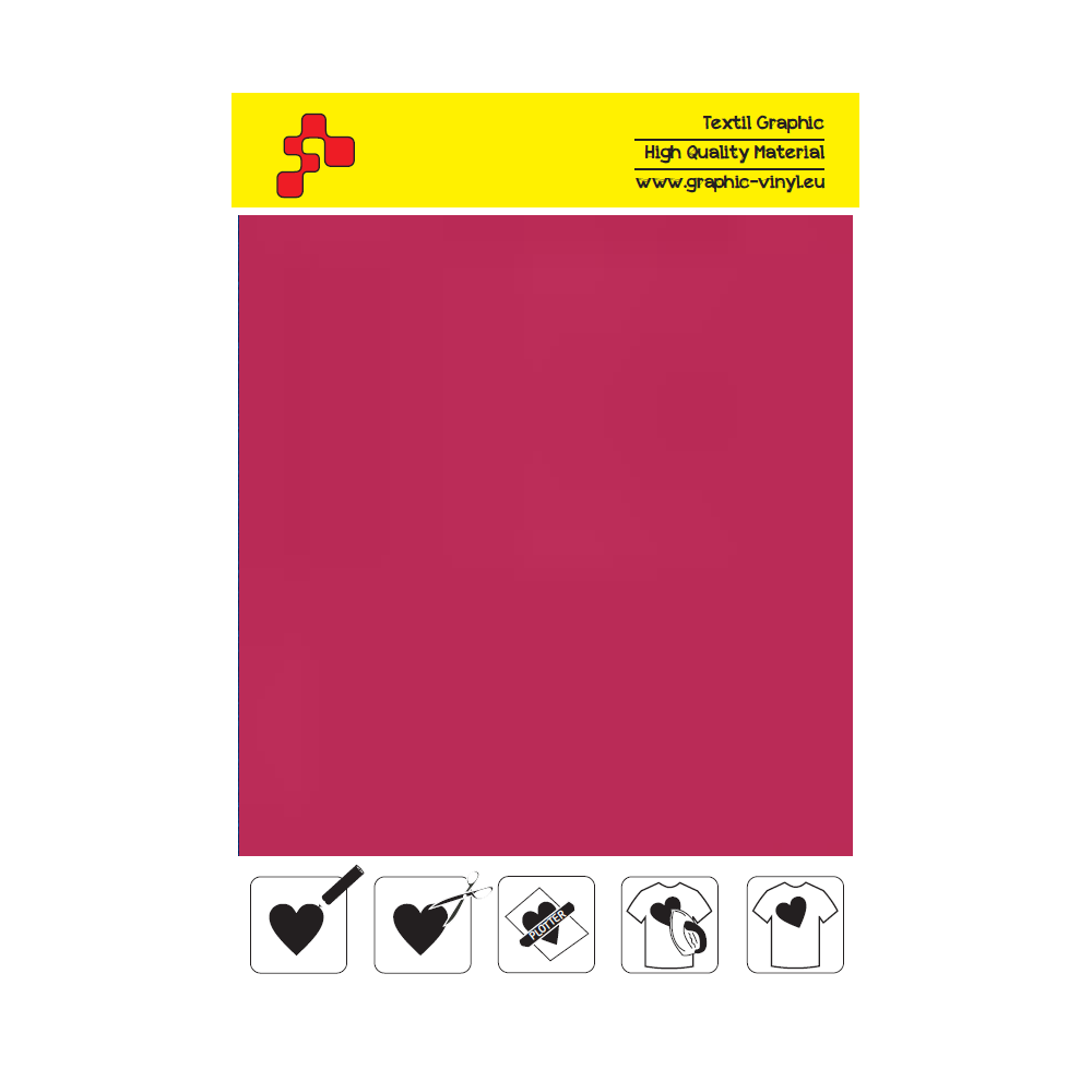 IDP472A Cardinal Red (Sheet) termal transfer film / iDigit
