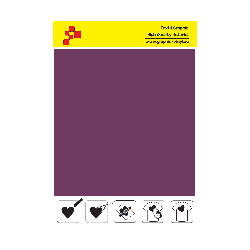 IDP471A Aubergine (Sheet) termal transfer film / iDigit