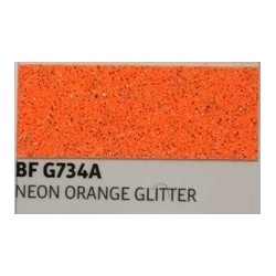 IDG734 Neónovo oranžová Glitter (Arch) nažehľovací fólia / iDigit