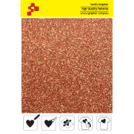 IDP426A Copper Pearl Glitter (Sheet) termal transfer film / iDigit