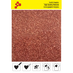 IDP452A Bronze Pearl Glitter (Sheet) termal transfer film / iDigit