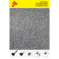 IDP459A Grey Pearl Glitter (Sheet) termal transfer film / iDigit