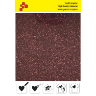 IDP422A Burgundy Pearl Glitter (Sheet) termal transfer film / iDigit