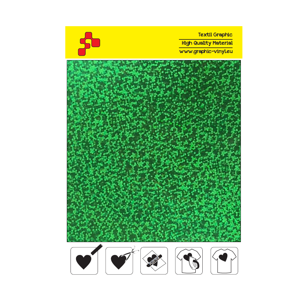 IDL750A Green Glam (Sheet) thermal transfer film / iDigit