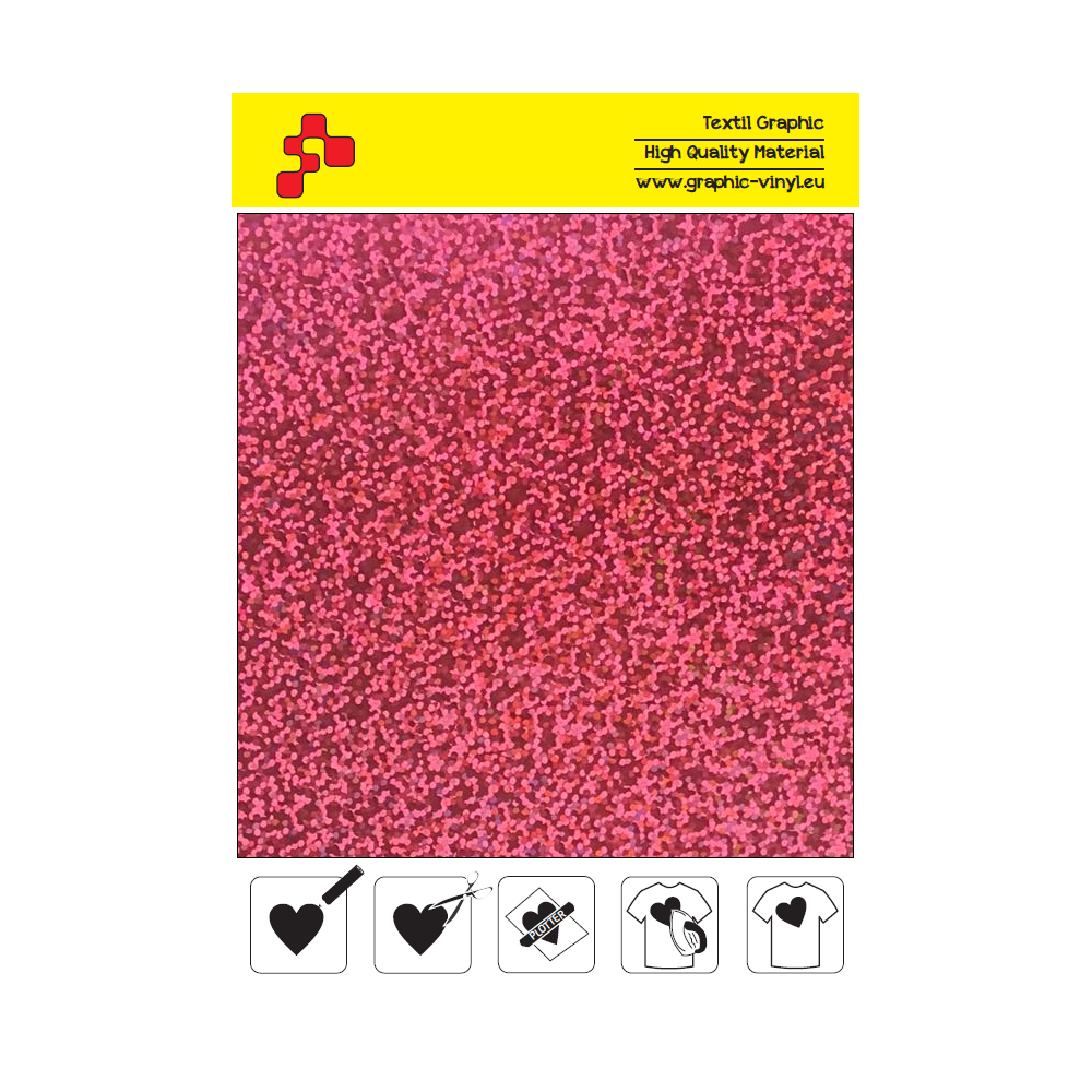 IDL736A Pink Glam (Sheet) thermal transfer film / iDigit