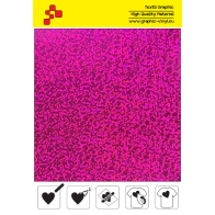 IDL735A Lila Glam (Arch) Flex Bügelfolie / iDigit