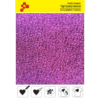 IDL738A Cyclamen Glam (Blatt) Flex Bügelfolie / iDigit