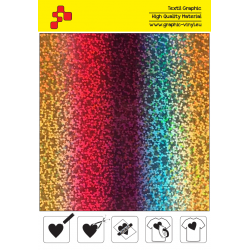 IDL777A Rainbow Glam (Sheet) thermal transfer film / iDigit