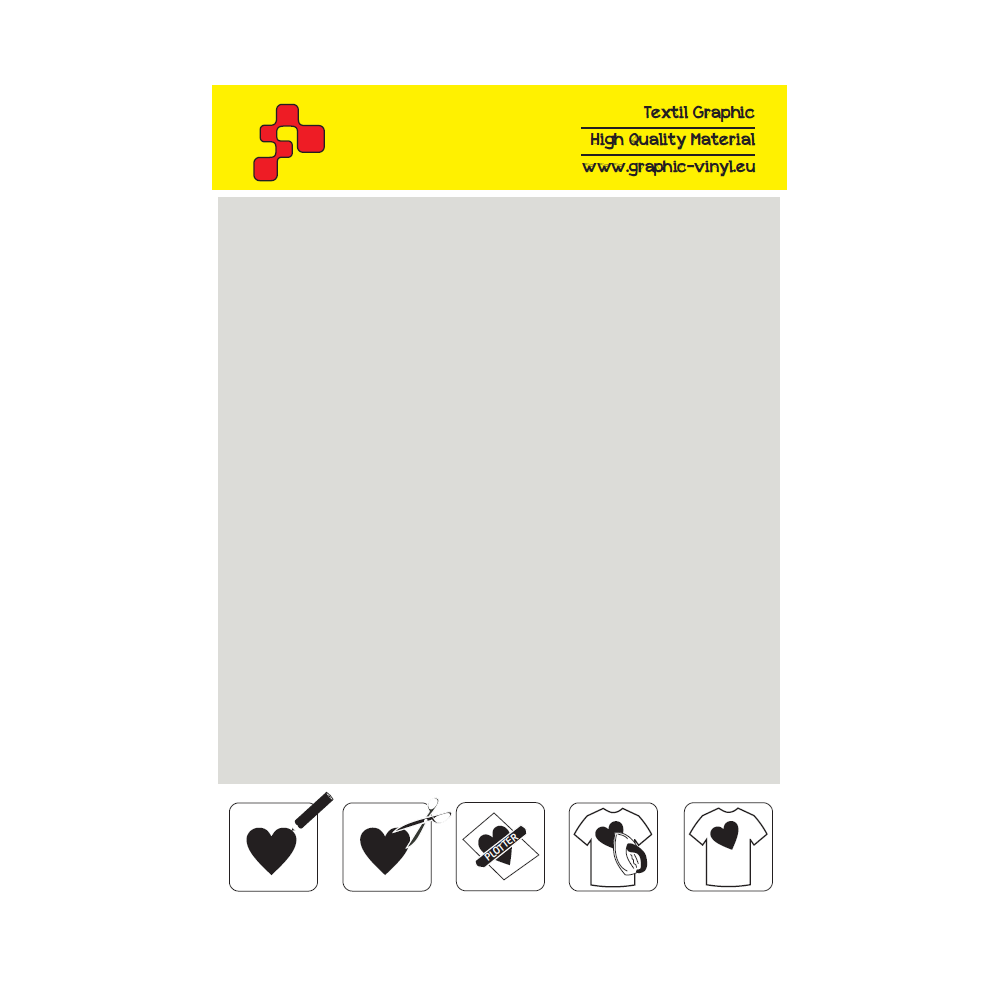 IDSF712A Light Grey (Sheet) Speed flex thermal transfer film / iDigit
