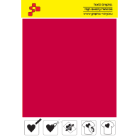 IDSF730A Red (Sheet) Speed flex termal transfer film / iDigit