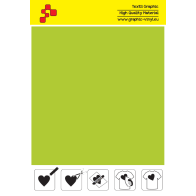 IDSF752A Apple Green (Sheet) Speed flex termal transfer film / iDigit