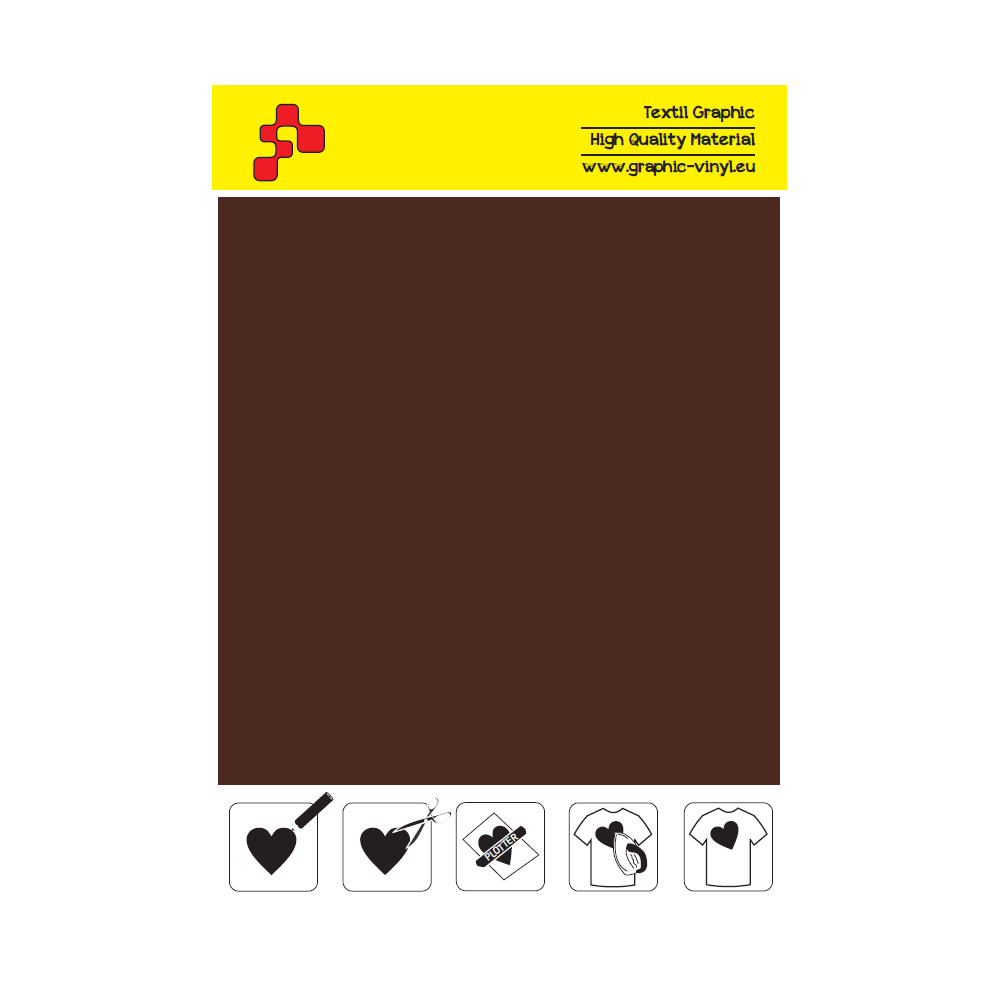 IDSF760A Brown (Sheet) Speed flex termal transfer film / iDigit