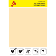 IDSF766A Beige (Blattfolie) Speed Flex Bügelfolie / iDigit