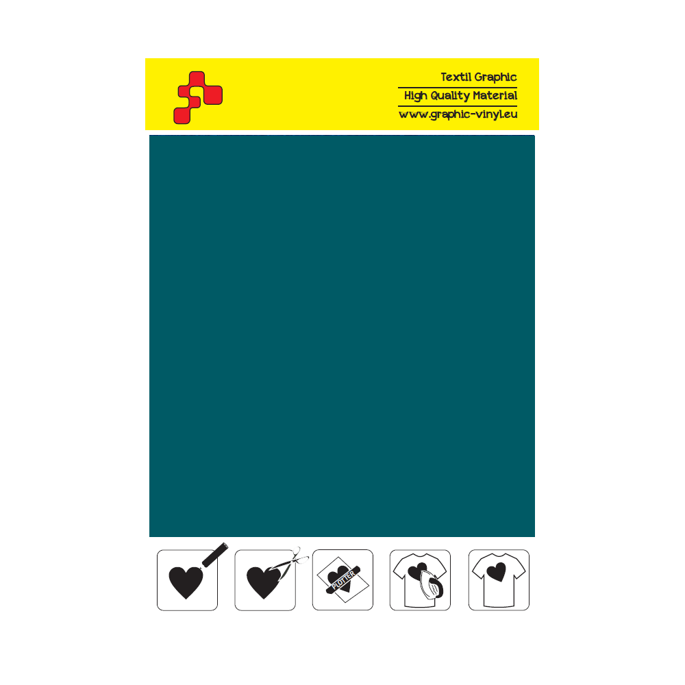 IDSF782A Turquoise (Sheet) Speed flex termal transfer film /iDigit